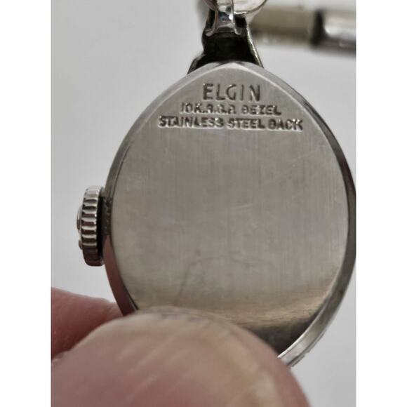 Antique Elgin 17 Jewels 10krgp Ladies 313 Watch Manual Wind Runs But Problem - Picture 2 of 10
